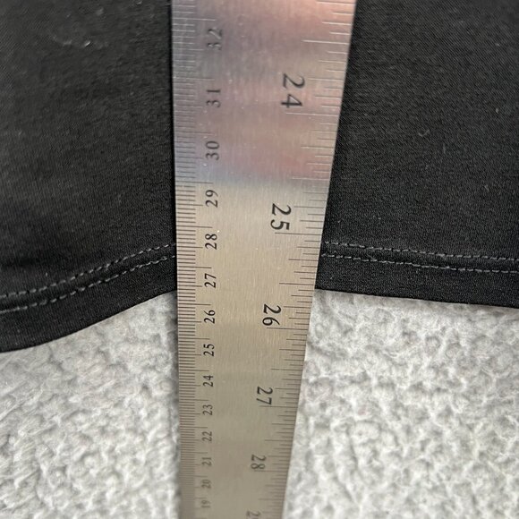 Chicos Womens Tunic Top 1‎ Medium Black Pullover 3/4 Sleeve Shirt Stretch - Picture 9 of 10